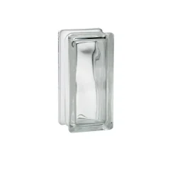 GOLVABIA GLASBLOCK KLAR VÅGIG 19X9X8CM HALVBLOCK 19X9X8CM Outlet