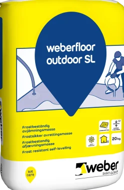 WEBER SAINT-GOBAIN GOLVAVJÄMNING WEBER FLOOR OUTDOOR SL 20KG Best