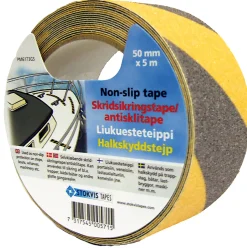STOKVIS TAPES Tejp Och Täckmaterial<HALKSKYDDSTEJP GUL/SVART 50MMX5M