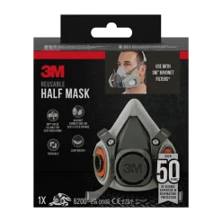3M Andningsskydd<HALVMASK 6200 B-PT
