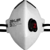 ZEKLER Andningsskydd<HALVMASK 1403V FFP3V 15ST/PKT