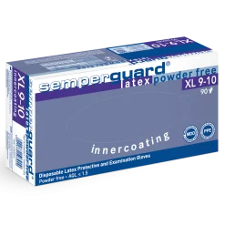 SEMPERGUARD Kem Och Engångshandskar<HANDSKE LATEX IC 100ST XL (10)