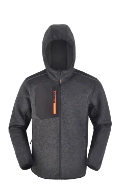 PROF HOODIE STICKAD SVART L Clearance