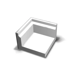 BENDERS Kantelement<HÖRNELEMENT L 800 L=590+590