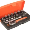 BAHCO Bult Och Mutterverktyg<HYLSNYCKELSATS 1/4" MM 4-13 SBSL25