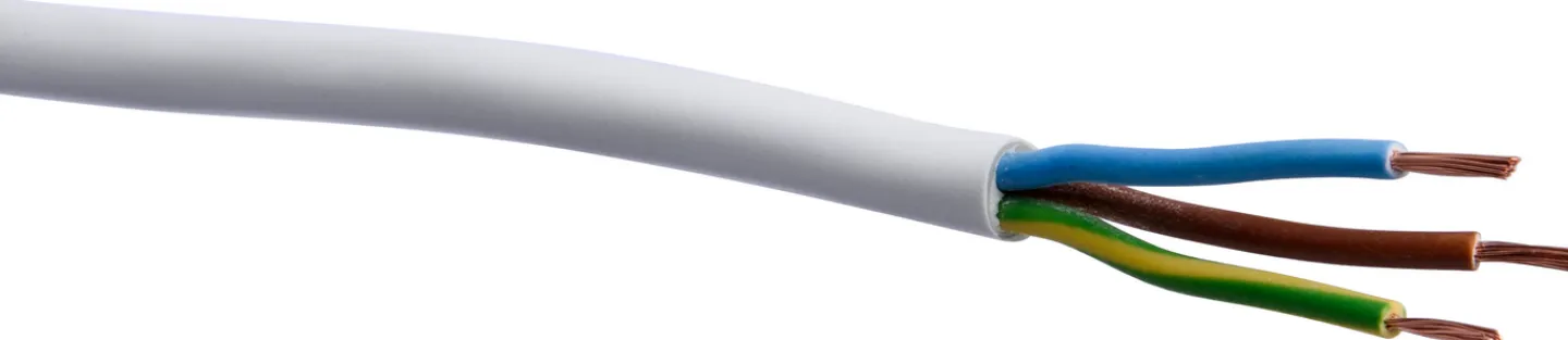 GELIA Kablar Och Installationsrör<KABEL SKK 3G0.75 VIT 100M, 100M/BOBIN