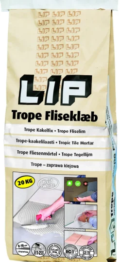LIP Bruk<KAKELFIX TROPE VIT 20KG