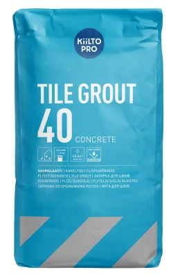 KIILTO PRO Kakelfix<KAKELFOG 40 GRÅ 20KG