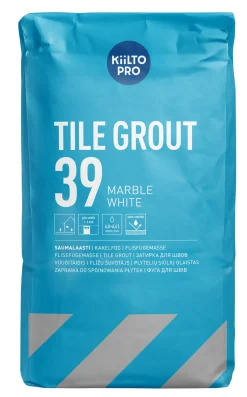 KIILTO PRO Kakelfix<KAKELFOG 39 MARMORVIT 20KG