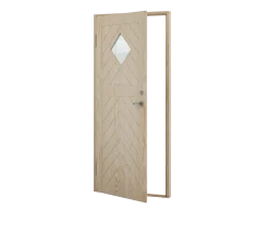 CELLO Förrådsdörrar<KALLFÖRRÅDSDÖRR 80X190 H FISKBEN OBEHANDLAD