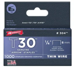 ARROW KLAMMER T30 304 6MM 1000P Sale