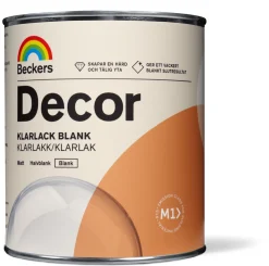 BECKERS Oljor Och Träskydd<KLARLACK DECOR BLANK 0,75