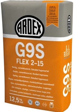 ARDEX KLINKERFOG G9S CEMENTGR 12,5KG 2-15MM LAGRINGSTID 12MÅN Hot