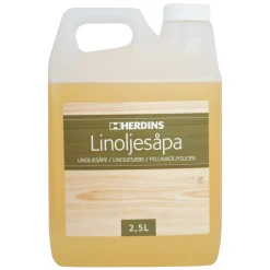 HERDINS Oljor Och Träskydd<LINOLJESÅPA NATURELL 2,5L