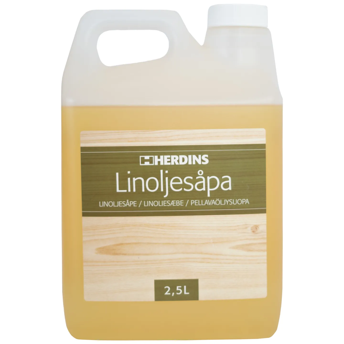 HERDINS Oljor Och Träskydd<LINOLJESÅPA NATURELL 2,5L