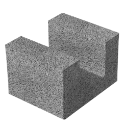 BENDERS Lättklinkerblock Och Kulor<LÄTTKLINKERBLOCK LECA BALK, BLOCK 300 TYP 3 250X300X190MM