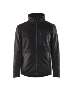 BLÅKLÄDER Tröjor Och Skjortor<LUVTRÖJA 3540 2526 FULL ZIP SVART XXL