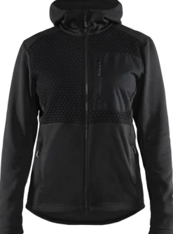 BLÅKLÄDER LUVTRÖJA 3542 2526 FULL ZIP, DAM SVART M Online