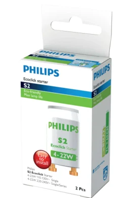 PHILIPS LYSRÖRSTÄNDARE S2 SER 4-22W New
