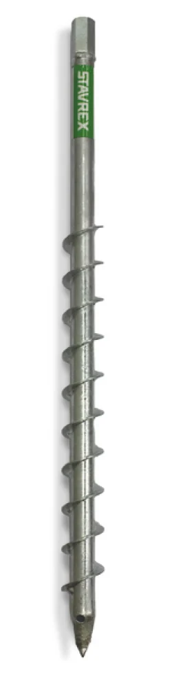 STAVREX MARKSKRUV PÅBYGGBAR SKRUVSPETS, D25MM M16 700MM Clearance