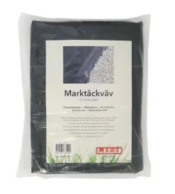 NYBY MARKTÄCKVÄV SVART 2X5M Hot