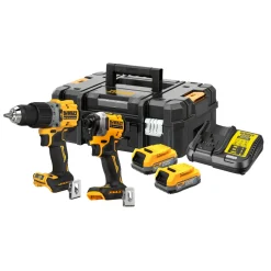 DEWALT Maskinpaket<MASKINKIT DCK2050E2T-QW DCD805, DCF850 2XPOWERSTACK 18V