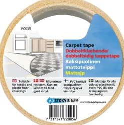 STOKVIS TAPES Tejp Och Täckmaterial<MATTEJP DH FÖR PVC 50MMX25M PERMANENT