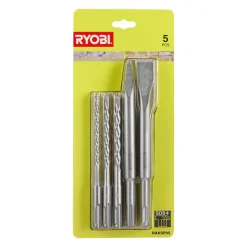 RYOBI Maskinmejslar<MEJSELSET SDSPLUS RAK SP05