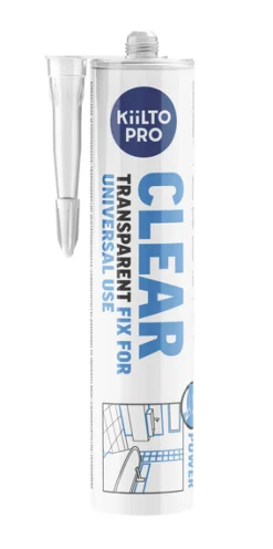 KIILTO PRO Monteringslim<MONTERINGSLIM CLEAR 290ML