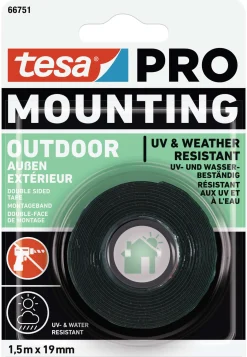 TESA Tejp Och Täckmaterial<MONTERINGSTEJP PRO UTOMHUS 19MM 1,5M