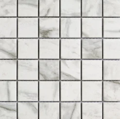 CELLO Mosaik<MOSAIK ATRIO 5X5 30X30, VIT MARMOR