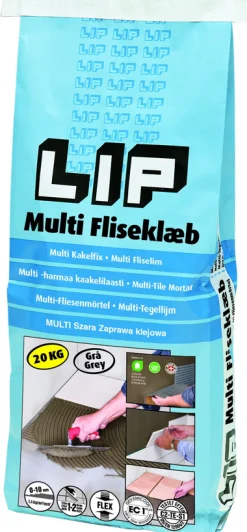 LIP Kakelfix<MULTIKAKELFIX GRÅ 20KG