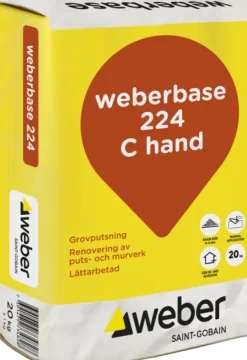 WEBER SAINT-GOBAIN Bruk<MUR & PUTSBRUK C WEBER BASE 224 20KG