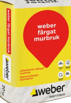 WEBER SAINT-GOBAIN Bruk<MURBRUK WEBER FÄRGAT KS-STEN M2,5 14866 20KG