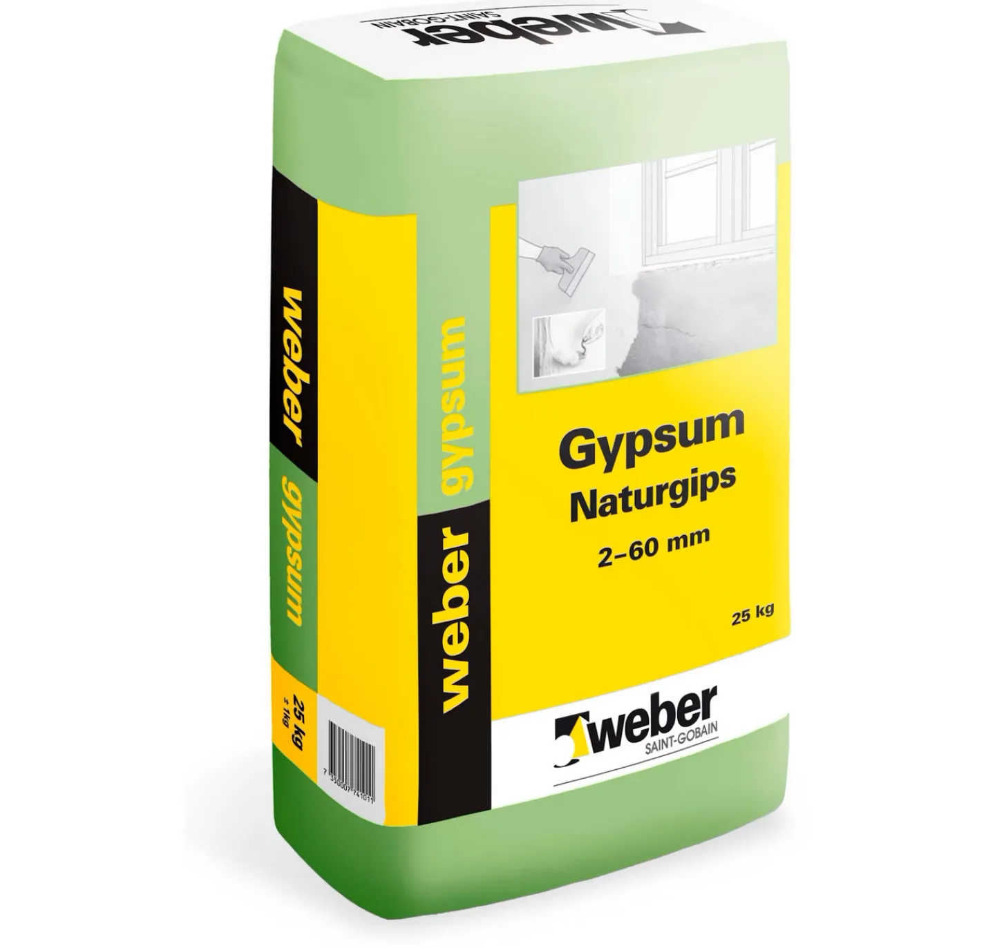 WEBER SAINT-GOBAIN Bruk<NATURGIPS WEBER GYPSUM 25KG