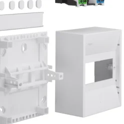 HAGER Elcentraler Och Tillbehör<NORMKAPSLING 1X6MOD MINI GD106N