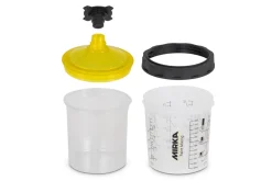 MIRKA PAINT CUP SYSTEM 400ML, FILTER LID 190µm 50/FRP Best