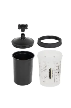 MIRKA PAINT CUP SYSTEM UV 400ML, FILTER LID 125µm 50/FRP Outlet