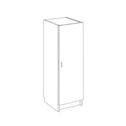 BYGGELIT PAKETGARDEROB 50CM ELIT OBS! HÖJD 2080MM Outlet