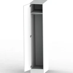 MARBODAL Garderober<PAKETGARDEROB 40CM VIT05 H=2062MM INKL SOCKEL DJ=565MM
