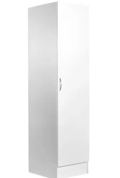 GOODIY PAKETGARDEROB 60CM VIT OBS! 2 KOLLI (1STÅNG+4HYLLA) Discount