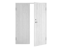 CELLO Förrådsdörrar<PARDÖRR KALL 130X200 H GRUNDMÅLAD