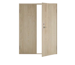 CELLO Förrådsdörrar<PARDÖRR KALL 130X190 H OBEHANDLAD