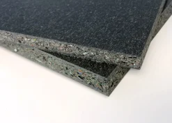 GOP PLASTSKIVA ÅTERVUNNEN EKOPLY, GRÅ/SVART 19MM 2440X1220MM New