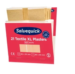 SALVEQUICK Bandage Och Plåster<PLÅSTER TEXTIL STOR FP/126