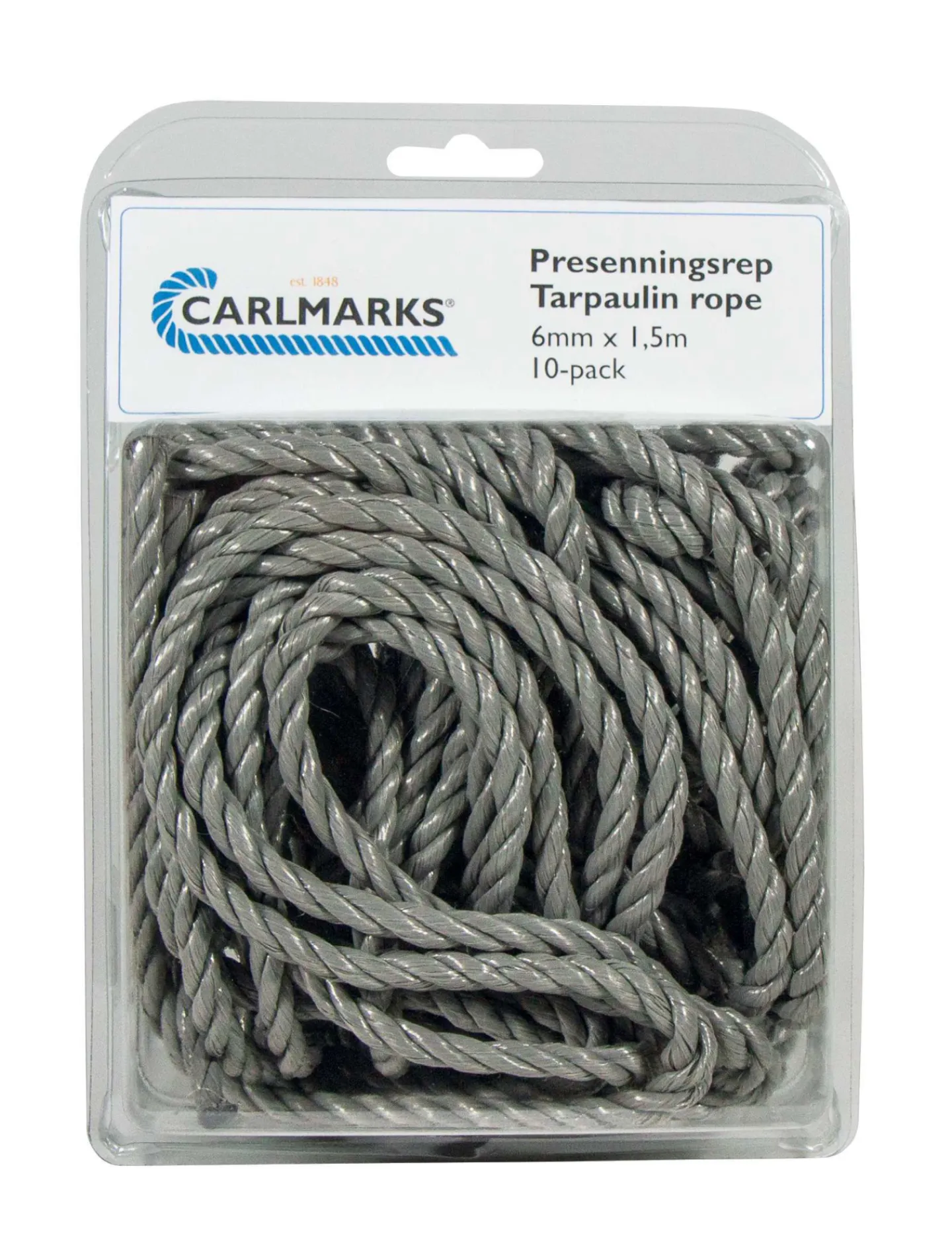 CARLMARKS Rep Och Kedjor<PRESENNINGSREP MED ÖGLA 6MM 1,5M