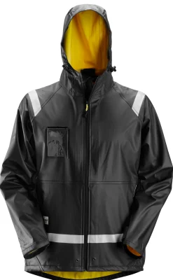 SNICKERS WORKWEAR REGNJACKA PU SVART SVART L Online