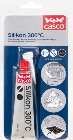 CASCO SILIKON 300°C SVART 40ML Discount