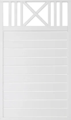 JABO SKÄRM SALVIA 5 VIT 90X150CM, 90X150CM Outlet
