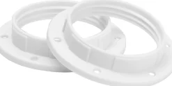 GELIA SKÄRMRING E27 VIT 2ST/PÅSE, 2ST/PÅSE Clearance